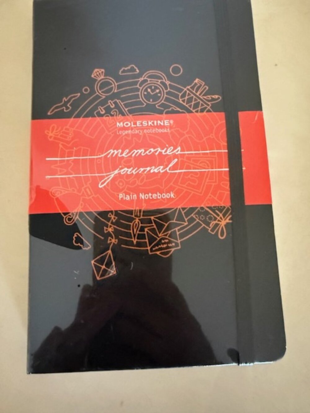 moleskine memories journal  plain notebook